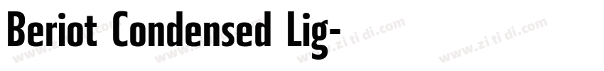 Beriot Condensed Lig字体转换 Beriot Condensed Lig字体转换